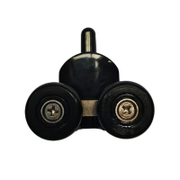 Ролики для душових кабін MIXXUS PREMIUM ROLLERS SCP02-1 подвійні колеса, нижні, 23mm, BLACK (для DIVERSE SC01, SC02, SD01) (MI7164)